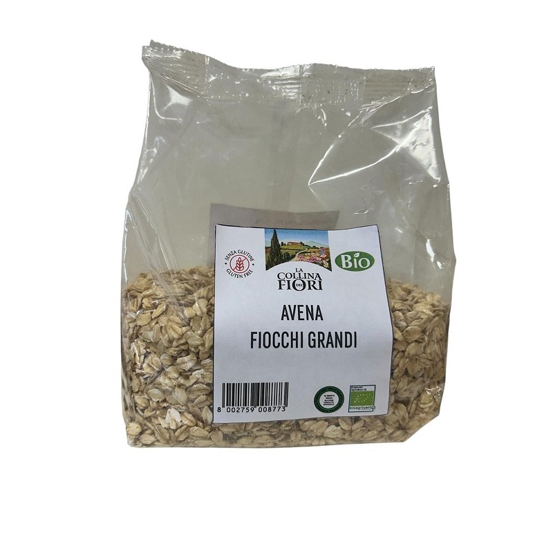 La Collina Dei Fiori Avena Fiocchi Grandi Biologica Senza Glutine 400 g La Collina Dei Fiori Avena Fiocchi Grandi Biologica Senza Glutine 400 g
