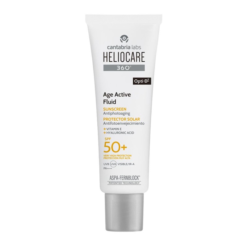 Tubo Heliocare 360 Age Active Fluid Crema Solare SPF50 50ml Tubo Heliocare 360 Age Active Fluid Crema Solare SPF50 50ml