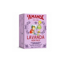 Formato di L'Amande Sapone Naturale Artigianale Lavanda per Viso e Corpo 150 g Formato di L'Amande Sapone Naturale Artigianale Lavanda per Viso e Corpo 150 g