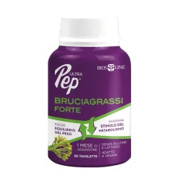 Barattolo di Ultra Pep Bruciagrassi Forte Guarana Fucus e Gymnema 60 Tavolette Barattolo di Ultra Pep Bruciagrassi Forte Guarana Fucus e Gymnema 60 Tavolette