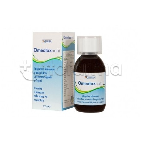 Guna Omeotox Noni Sciroppo per Difese Immunitarie e Vie Respiratorie 150 ml