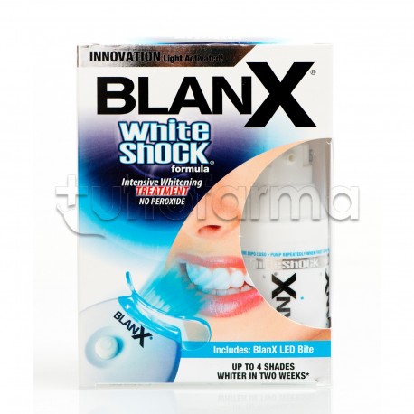 Blanx White Shock Trattamento Sbiancante Gel + Dispositivo Led Bite