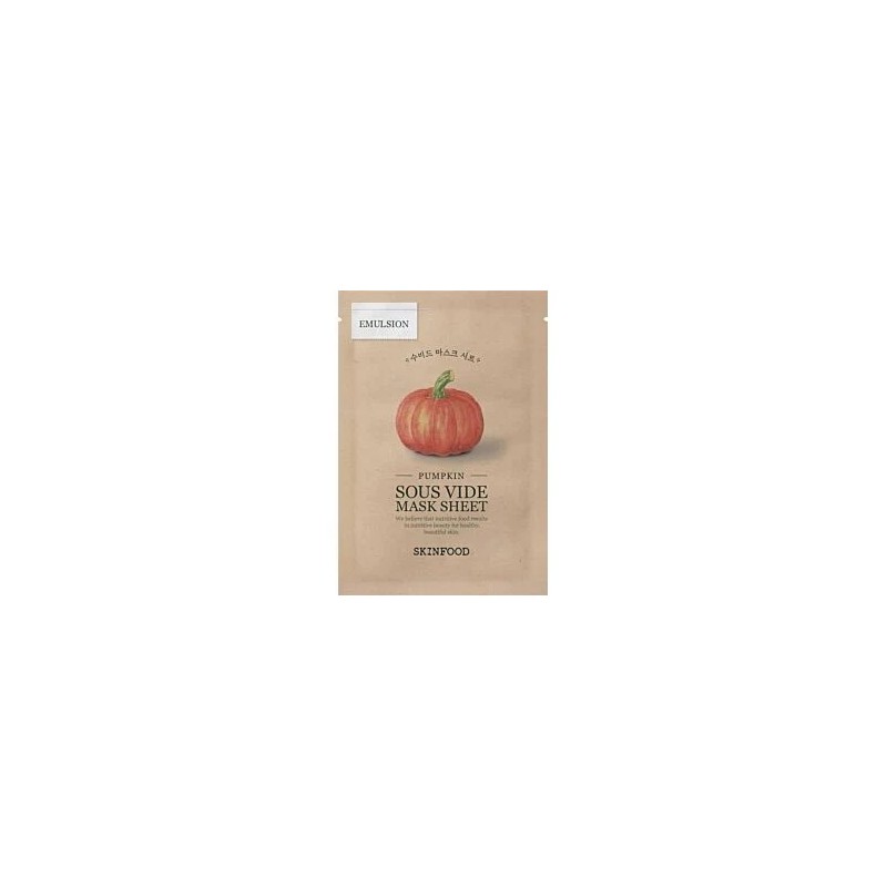 Formato di Skinfood Pumpkin Sous Vide Maschera Viso alla Zucca 20g Formato di Skinfood Pumpkin Sous Vide Maschera Viso alla Zucca 20g