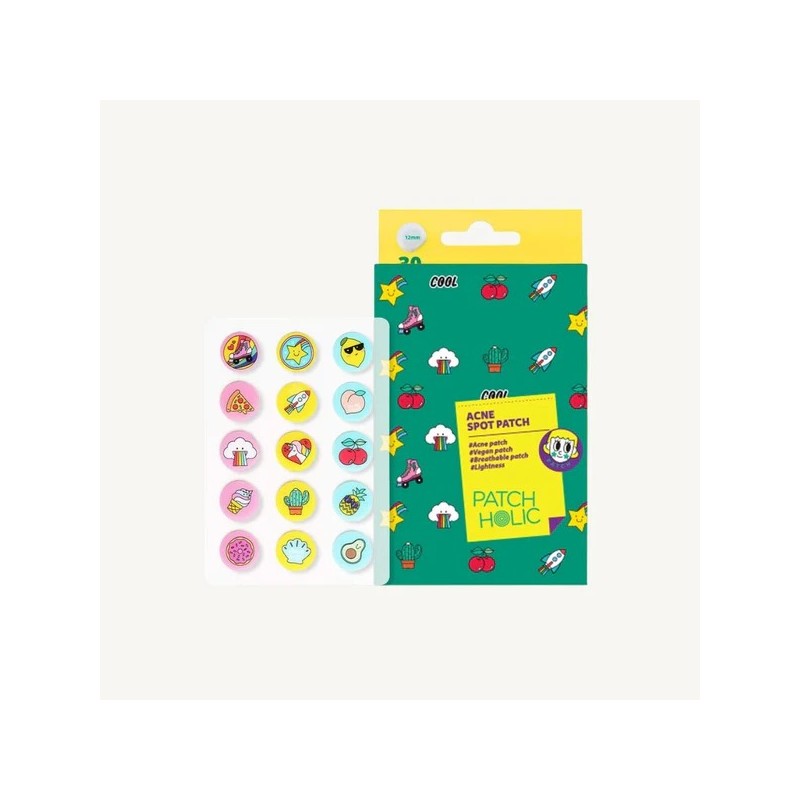 Formato di Patch Holic Acne Pimple Spot Patch Brufoli 30 Pezzi Formato di Patch Holic Acne Pimple Spot Patch Brufoli 30 Pezzi