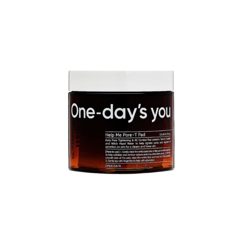 Formato di One Day's You Help Me Pore-T 60 Pad Tonico Pori Dilatati Formato di One Day's You Help Me Pore-T 60 Pad Tonico Pori Dilatati