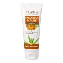 Formato di Antichi Rimedi Crema Gel Calendula e Aloe La Flora lenitiva e idratante per pelli sensibili 75ml