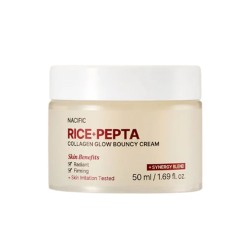 Formato di Nacific Rice Pepta Collagen Bouncy Crema Viso Riso 50ml Formato di Nacific Rice Pepta Collagen Bouncy Crema Viso Riso 50ml