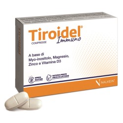 Confezione di Tiroidel Immuno Integratore Immunitario con Vitamina D3 e Zinco 30 Compresse Confezione di Tiroidel Immuno Integratore Immunitario con Vitamina D3 e Zinco 30 Compresse