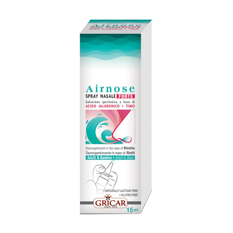 Airnose Spray Nasale Forte Soluzione Ipertonica 15 ml