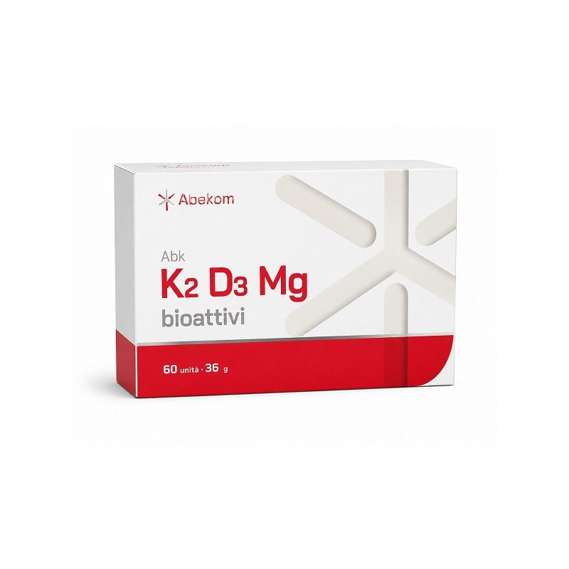 Abk K2 D3 Mg Bioattivo Integratore Ossa e Stanchezza 60 Unità Abk K2 D3 Mg Bioattivo Integratore Ossa e Stanchezza 60 Unità