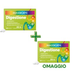 Formato di PROMO Massigen Digestione Integratore Acidità e Bruciore Stomaco 24 Compresse + CONFEZIONE OMAGGIO Formato di PROMO Massigen Digestione Integratore Acidità e Bruciore Stomaco 24 Compresse + CONFEZIONE OMAGGIO