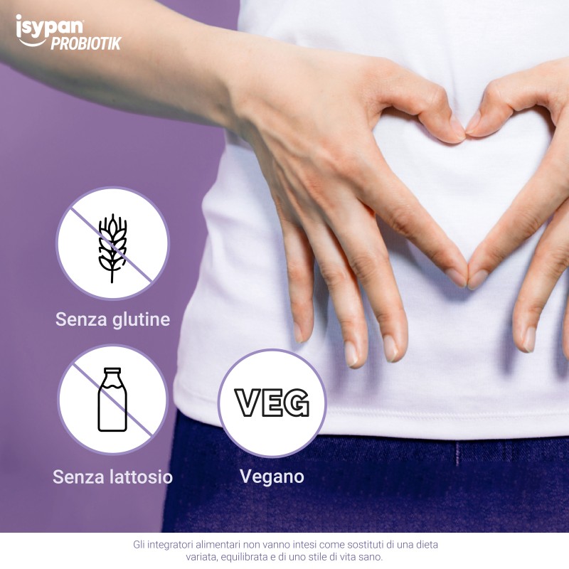 Specifiche di Isypan Probiotik Integratore di Fermenti Lattici Probiotici 24 Bustine Specifiche di Isypan Probiotik Integratore di Fermenti Lattici Probiotici 24 Bustine