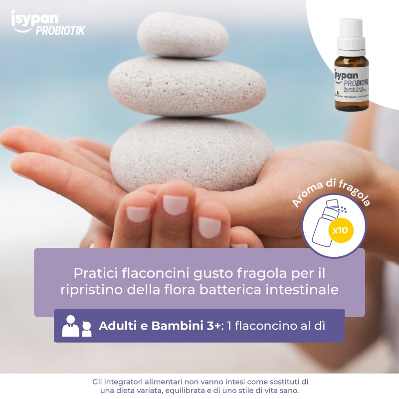 Gusto di Isypan Disbiosi Fermenti Lattici per Equilibrio Intestinale 10 Flaconcini da 10ml Gusto di Isypan Disbiosi Fermenti Lattici per Equilibrio Intestinale 10 Flaconcini da 10ml