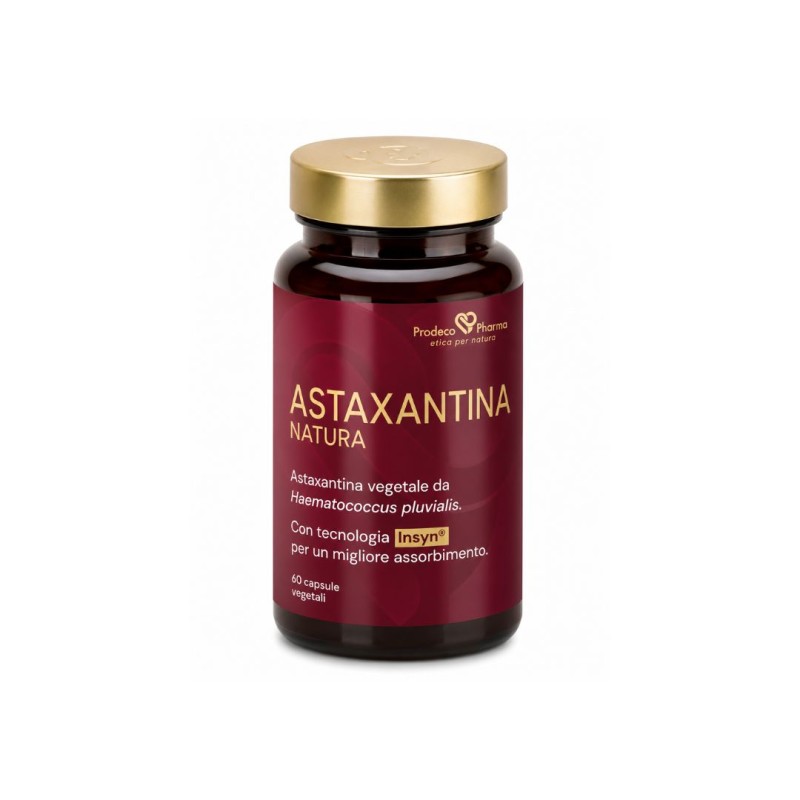 Flacone di Prodeco Insyn Astaxantina Natura 60 Capsule Molli Vegetali