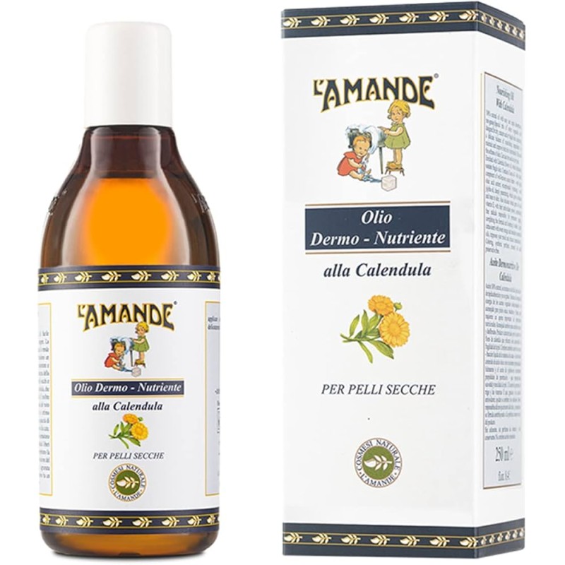 L'Amande Olio Dermo Elasticizzante alla Calendula Pelli Secche 250ml L'Amande Olio Dermo Elasticizzante alla Calendula Pelli Secche 250ml