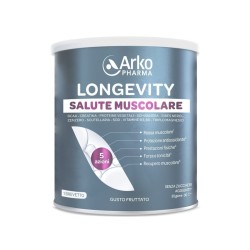 Confezione di Arkopharma Longevity Salute Muscolare Integratore per Massa Muscolare e Recupero 285 g