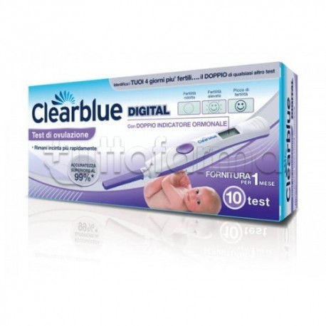 Clearblue Digital Test Ovulazione Incinta Più Rapidamente 10 stick