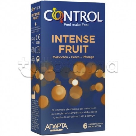 Control Profilattici Intense Fruit 6 pezzi