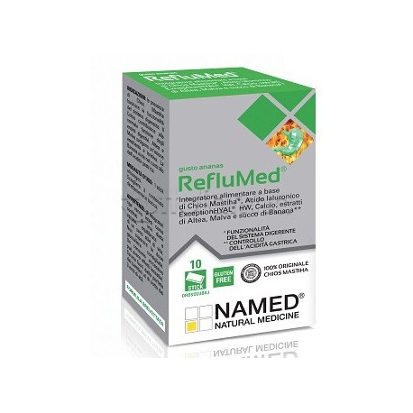 Named RefluMed Integratore per Acidità di Stomaco 20 Stick Orosolubili