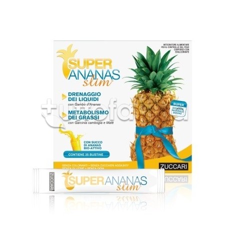 Super Ananas Slim Integratore drenante e dimagrante 25 Bustine da 10 ml