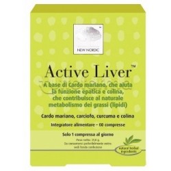 New Nordic Active Liver Integratore Funzionalità Epatica 60 Compresse