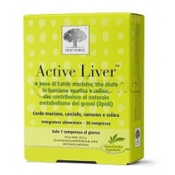 New Nordic Active Liver Integratore Funzionalità Epatica 30 Compresse