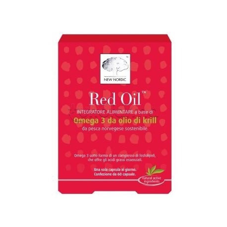 New Nordic Red Oil Integratore con Omega3 60 Compresse New Nordic Red Oil Integratore con Omega3 60 Compresse