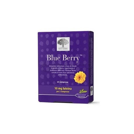 New Nordic Blue Berry Integratore per la Vista 60 Compresse New Nordic Blue Berry Integratore per la Vista 60 Compresse