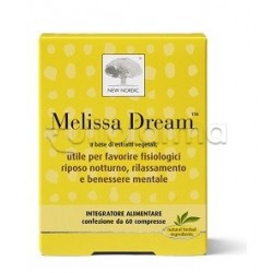New Nordic Melissa Dream Integratore per Sonno e Relax 60 Compresse New Nordic Melissa Dream Integratore per Sonno e Relax 60 Compresse