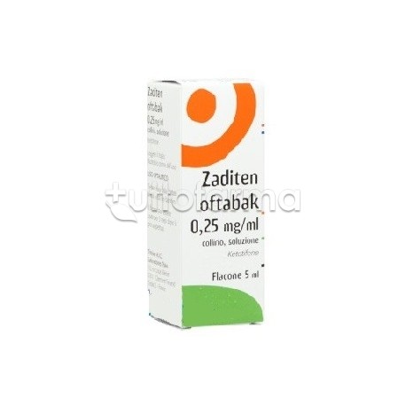 Zaditen Collirio Flacone 5 ml 0,025% per Occhi Allergici ed Arrossati