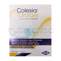 Colesia Oralgel Integratore per Colesterolo 20 Stick Orosolubili Colesia Oralgel Integratore per Colesterolo 20 Stick Orosolubili