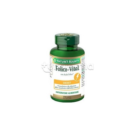 Folico-Vital Integratore con Acido Folico 250 Tavolette