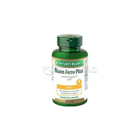 Buon Ferro Plus Integratore di Ferro 100 Capsule Buon Ferro Plus Integratore di Ferro 100 Capsule