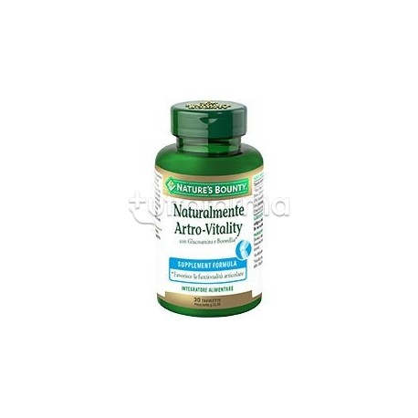 Naturalmente Artro-Vitality Integratore per Articolazioni 30 Tavolette