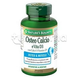 Osteo Calcio e Vita D3 Integratore per Ossa e Denti 60 Tavolette Osteo Calcio e Vita D3 Integratore per Ossa e Denti 60 Tavolette