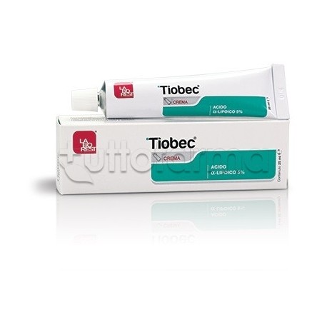 Tiobec Crema Acido Lipoico per Irritazioni Cutanee 25ml