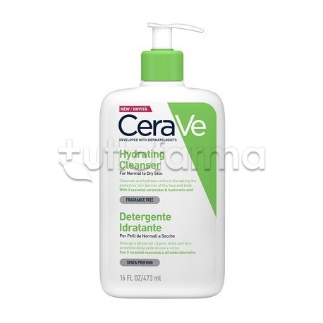 Cerave Detergente Idratante per Pelli Secche 473ml