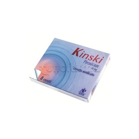 Kinski 8 Cerotti Medicati Antinfiammatori ed Antidolorifici 14 mg