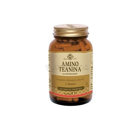 Solgar Amino Teanina 30 Capsule Vegetali