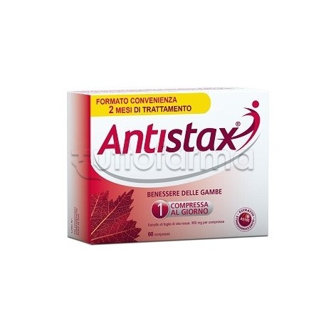 Antistax Integratore Benessere Gambe 360mg 60 Compresse