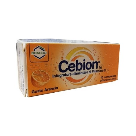 Cebion 10 Compresse Effervescenti Arancia Vitamina C