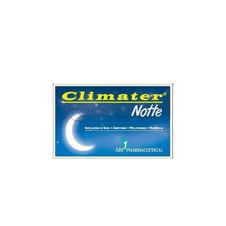 Climater Notte Integratore per Favorire Sonno 20 Compresse