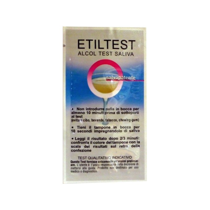 EtilTest Etilometro Alcool Test Saliva