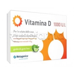 Metagenics Vitamina D 1000 U.I. 168 Compresse Masticabili