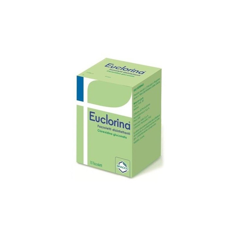Euclorina 10 Fazzoletti Disinfettanti