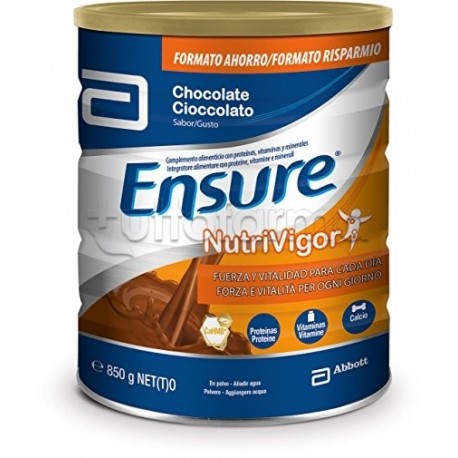 Ensure Nutrivigor Integratore Energetico Polvere Gusto Cioccolato 850g