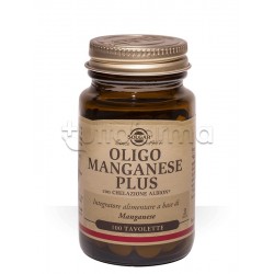 Solgar Oligo Manganese Plus 100 Tavolette