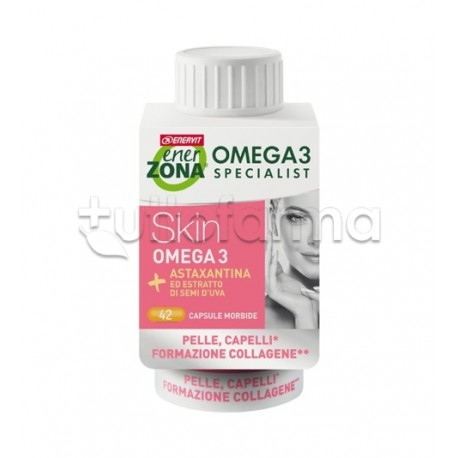 Enerzona Omega 3 Skin Integratore per Pelle 42 Capsule