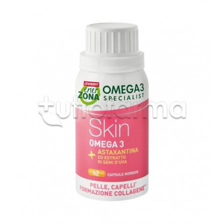 Enerzona Omega 3 Skin Integratore per Pelle 42 Capsule