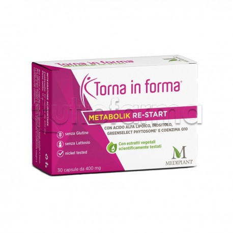 Torna in Forma Metabolik Re-Start 30 Compresse Torna in Forma Metabolik Re-Start 30 Compresse